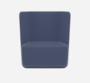 Softline Basket Sessel mit niedrigem Rücken - Felt Melange - 859 Berry