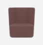 Softline Basket Sessel mit niedrigem Rücken - Vision - 398 Pink Red