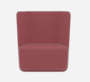 Softline Basket Sessel mit niedrigem Rücken - Vision - 453 Light Red