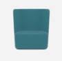 Softline Basket Sessel mit niedrigem Rücken - Vision - 455 Petrol