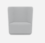 Softline Basket Sessel mit niedrigem Rücken - Vision - 457 Light Grey