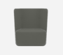 Softline Basket Sessel mit niedrigem Rücken - Vision - 528 Dark Green