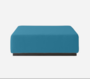 Softline Nevada Hocker / Ottomane-Felt Melange - 582 Blue
