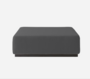 Softline Nevada Hocker / Ottomane-Felt Melange - 623 Dark Grey