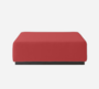 Softline Nevada Hocker / Ottomane-Felt Melange - 650 Light Red