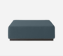 Softline Nevada Hocker / Ottomane-Felt Melange - 846 Blue Grey