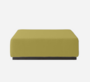 Softline Nevada Hocker / Ottomane-Felt Melange - 847 Mustard