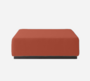 Softline Nevada Hocker / Ottomane-Felt Melange - 298 Red