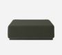 Softline Nevada Hocker / Ottomane-Felt Melange - 294 Dark Green