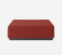 Softline Nevada Hocker / Ottomane-Felt Melange - 297 Dark Red