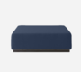 Softline Nevada Hocker / Ottomane-Felt Melange - 289 Dark Blue