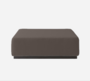 Softline Nevada Hocker / Ottomane-Felt Melange - 300 Dark Brown