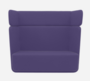 Softline Basket Sofa - Felt - 581 Eggplant