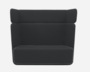 Softline Basket Sofa - Felt - 636 Black