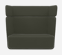 Softline Basket Sofa - Felt Melange - 294 Dark Green