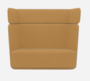 Softline Basket Sofa - Felt Melange - 296 Ochre