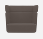 Softline Basket Sofa - Felt Melange - 300 Dark Brown