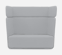 Softline Basket Sofa - Felt Melange - 612 Light Grey