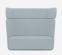 Softline Basket Sofa - Felt Melange - 641 Light Blue