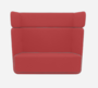 Softline Basket Sofa - Felt Melange - 650 Light Red