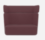 Softline Basket Sofa - Felt Melange - 651 Eggplant
