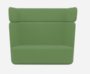 Softline Basket Sofa - Felt Melange - 848 Green
