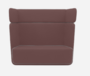 Softline Basket Sofa - Vision - 398 Pink Red