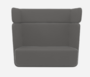 Softline Basket Sofa - Vision - 439 Grey Brown