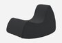 Softline Grand Prix XL Schaukelsessel - Felt - 636 Black