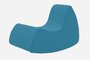 Softline Grand Prix XL Schaukelsessel - Felt Melange - 582 Blue