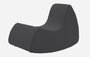 Softline Grand Prix XL Schaukelsessel - Felt Melange - 610 Anthracite