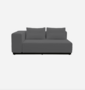 Softline Nevada Sofa / Sofaelement-Felt Melange - 623 Dark Grey