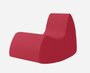 Softline Grand Prix Schaukelsessel - Felt - 588 Red