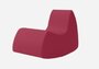 Softline Grand Prix Schaukelsessel - Felt - 622 Rust Red