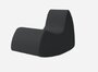 Softline Grand Prix Schaukelsessel - Felt - 636 Black