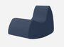 Softline Grand Prix Schaukelsessel - Felt Melange - 289 Dark Blue