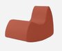 Softline Grand Prix Schaukelsessel - Felt Melange - 298 Red