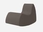 Softline Grand Prix Schaukelsessel - Felt Melange - 300 Dark Brown