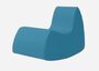 Softline Grand Prix Schaukelsessel - Felt Melange - 582 Blue