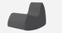 Softline Grand Prix Schaukelsessel - Felt Melange - 623 Dark Grey