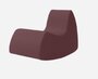 Softline Grand Prix Schaukelsessel - Felt Melange - 651 Eggplant
