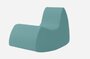 Softline Grand Prix Schaukelsessel - Felt Melange - 652 Turquoise