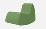 Softline Grand Prix Schaukelsessel - Felt Melange - 848 Green