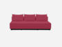 Softline Nevada 3-P Schlafsofa-Felt - 622 Rust Red