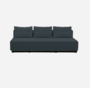 Softline Nevada 3-P Schlafsofa-Felt Melange - 295 Black