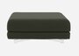 Softline Max Hocker/Einzelbett-Felt Melange - 294 Dark Green