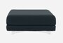 Softline Max Hocker/Einzelbett-Felt Melange - 295 Black