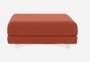 Softline Max Hocker/Einzelbett-Felt Melange - 298 Red