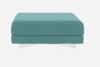 Softline Max Hocker/Einzelbett-Felt Melange - 652 Turquoise