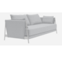 Softline Madison Schlafsofa-Eco Cotton 519 White-Chrome